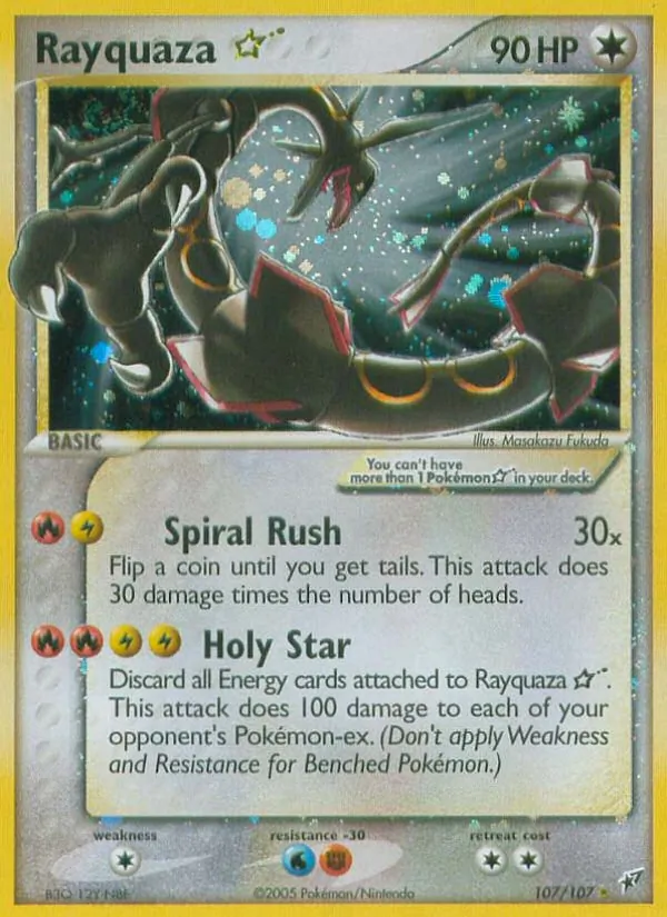 Rayquaza ☆ (EX Deoxys 107)