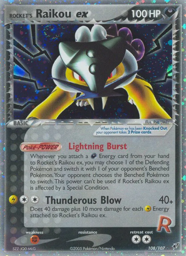 Rockets Raikou-ex (EX Deoxys 108)