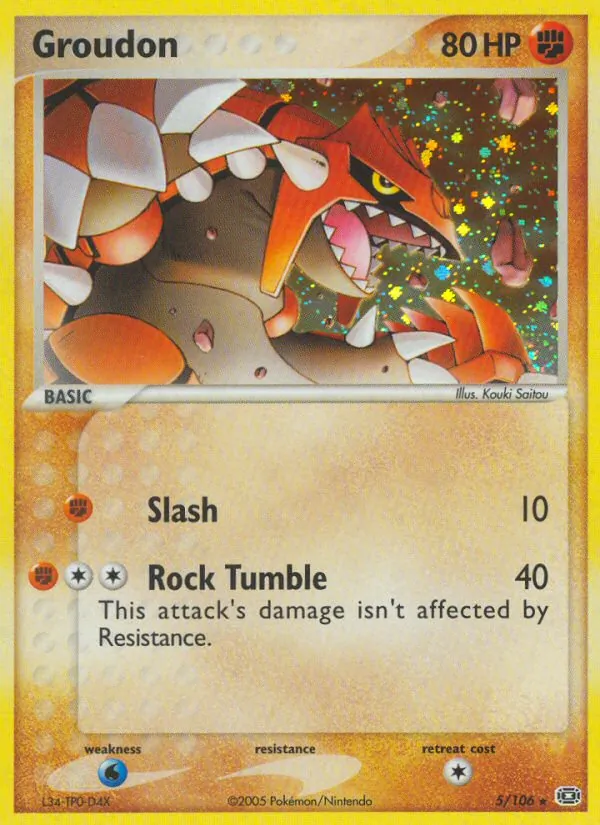 Groudon (EX Smaragd 005)
