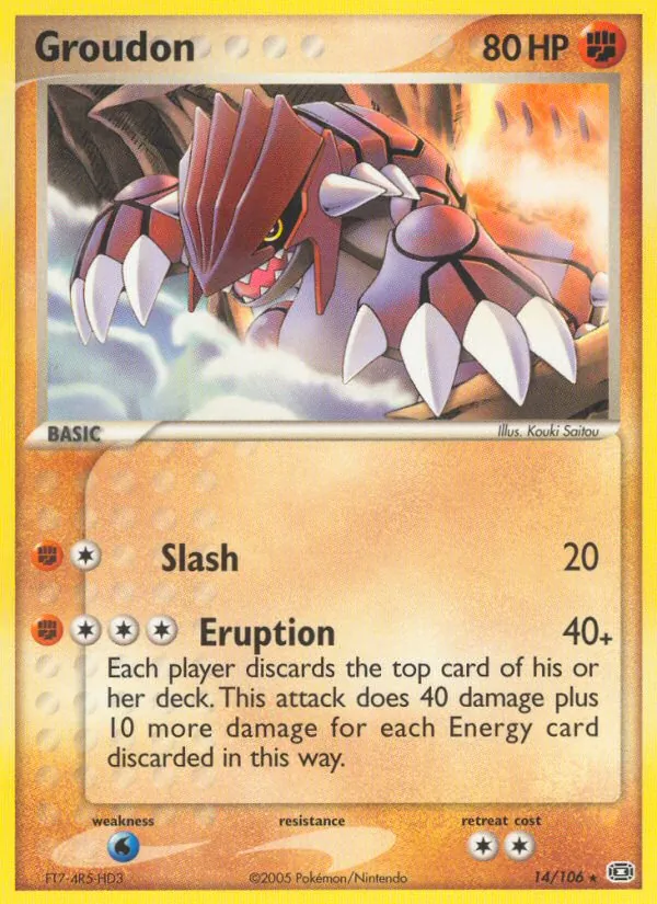 Groudon (EX Smaragd 014)