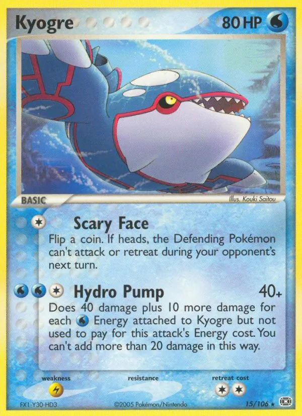 Kyogre (EX Smaragd 015)