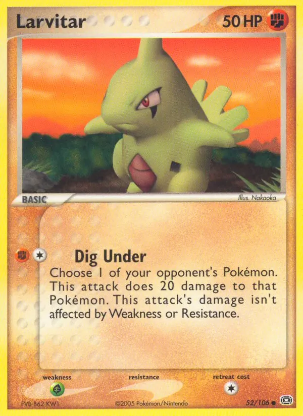 Larvitar (EX Smaragd 052)