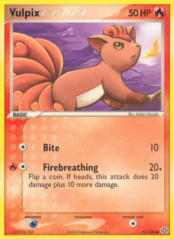 Vulpix (EX Smaragd 072)