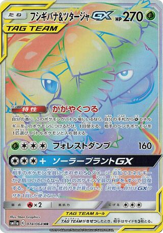 Venusaur & Snivy GX (SM11a: Remix Bout 074)