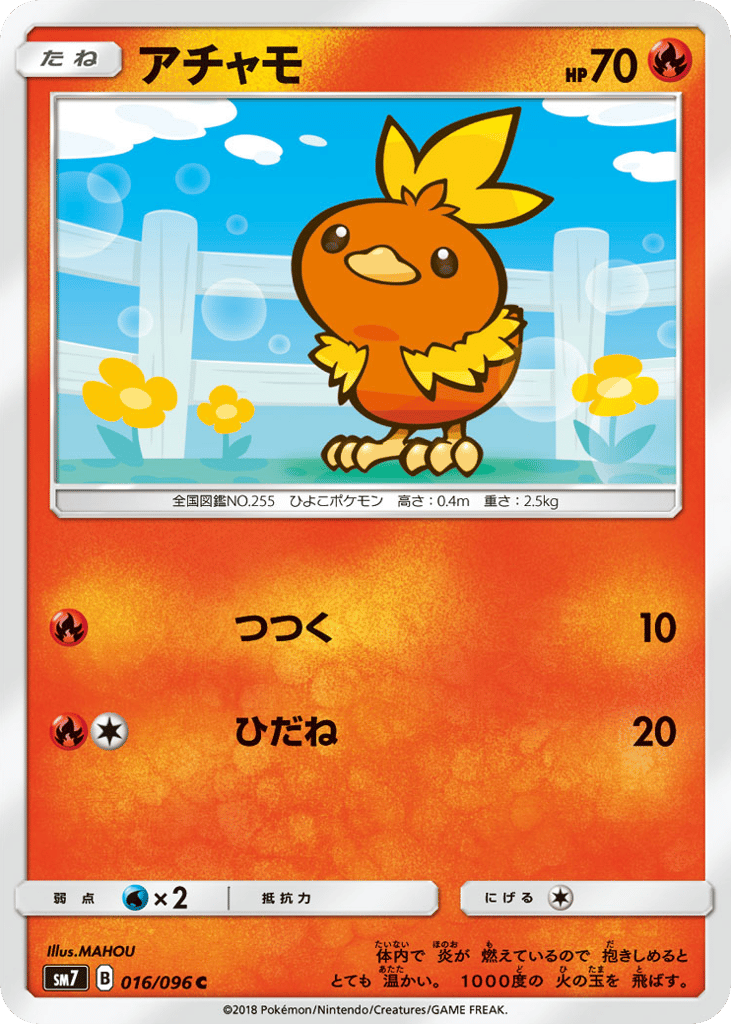 Torchic (SM7: Sky-Splitting Charisma 016)