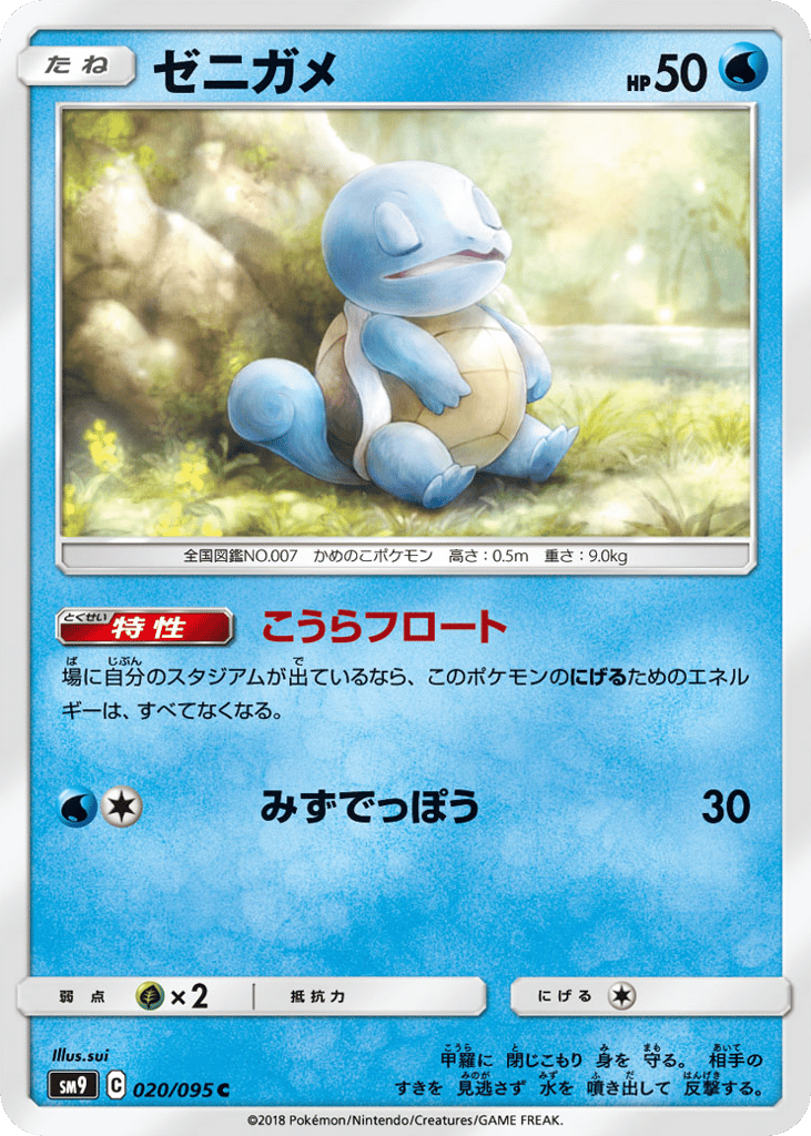 Squirtle (SM9: Tag Bolt 020)