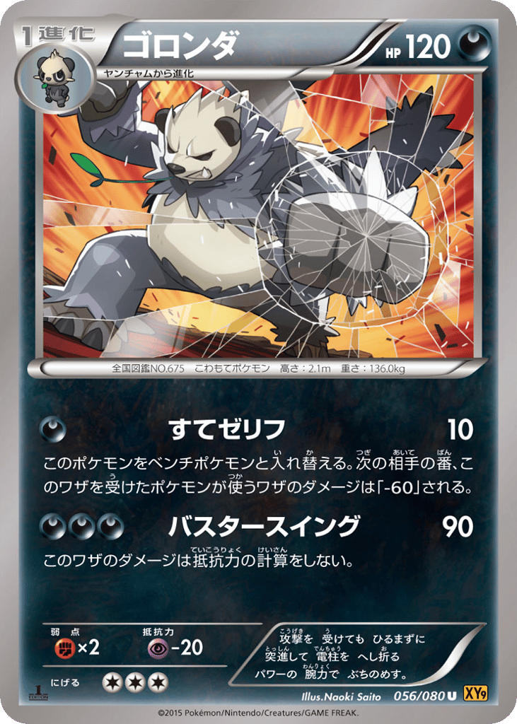 Pangoro (XY9: Rage of the Broken Heavens 056)