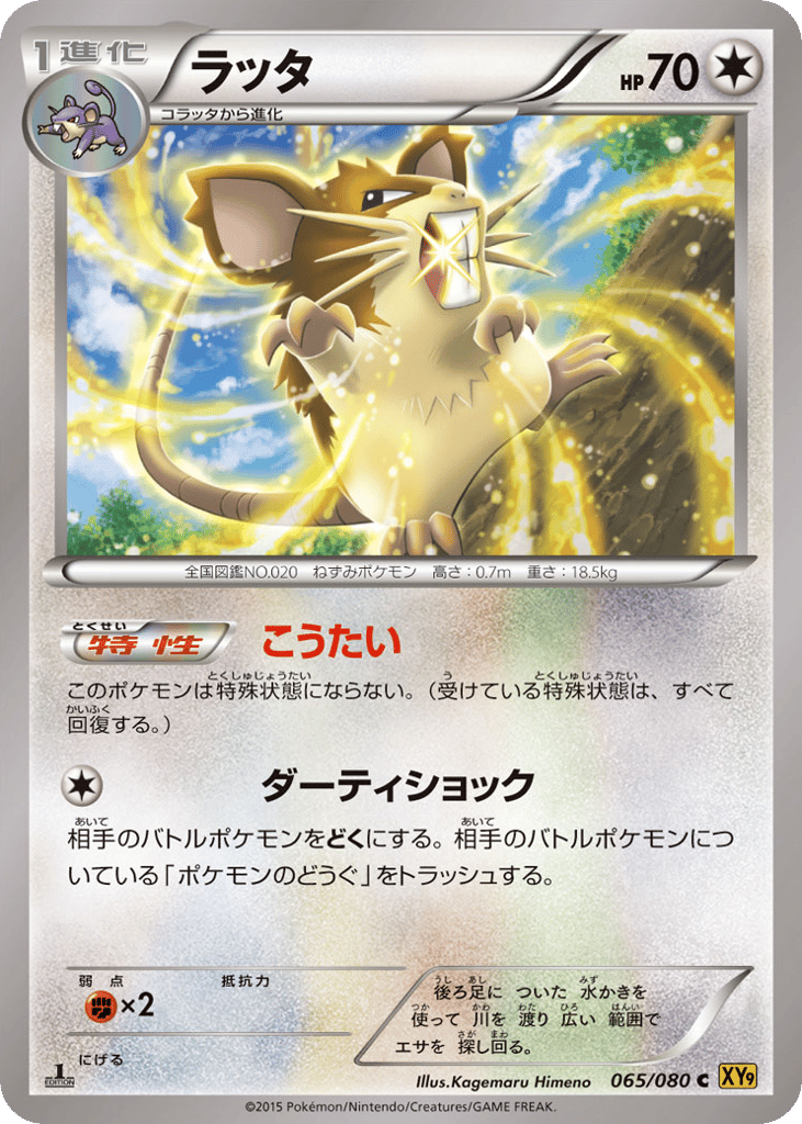 Raticate (XY9: Rage of the Broken Heavens 065)