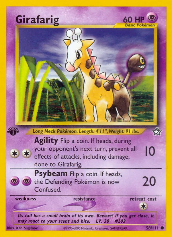 Girafarig (Neo Genesis 058)