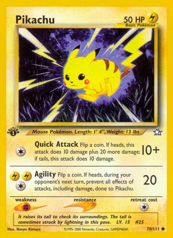 Pikachu (Neo Genesis 070)