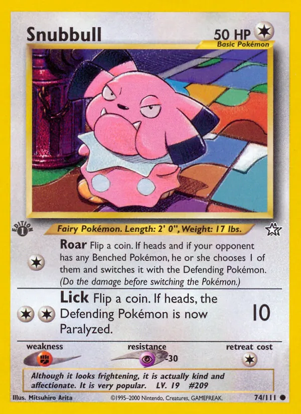 Snubbull (Neo Genesis 074)