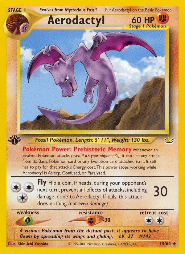 Aerodactyl (Neo Revelation 015)