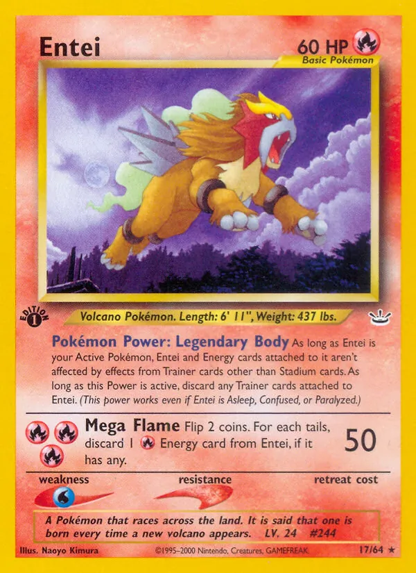 Entei (Neo Revelation 017)