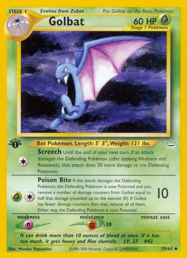 Golbat (Neo Revelation 029)