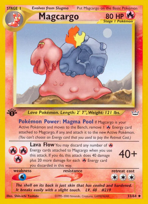 Magcargo (Neo Revelation 033)