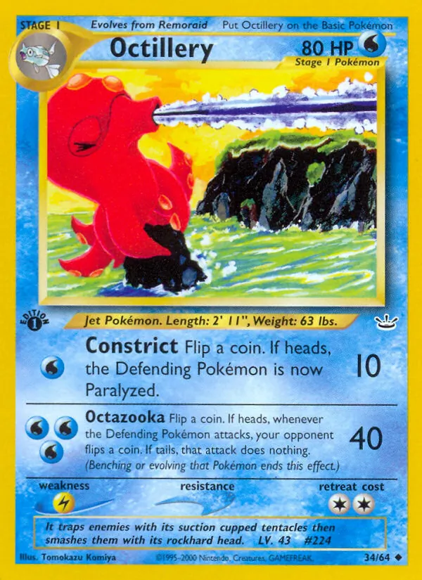 Octillery (Neo Revelation 034)