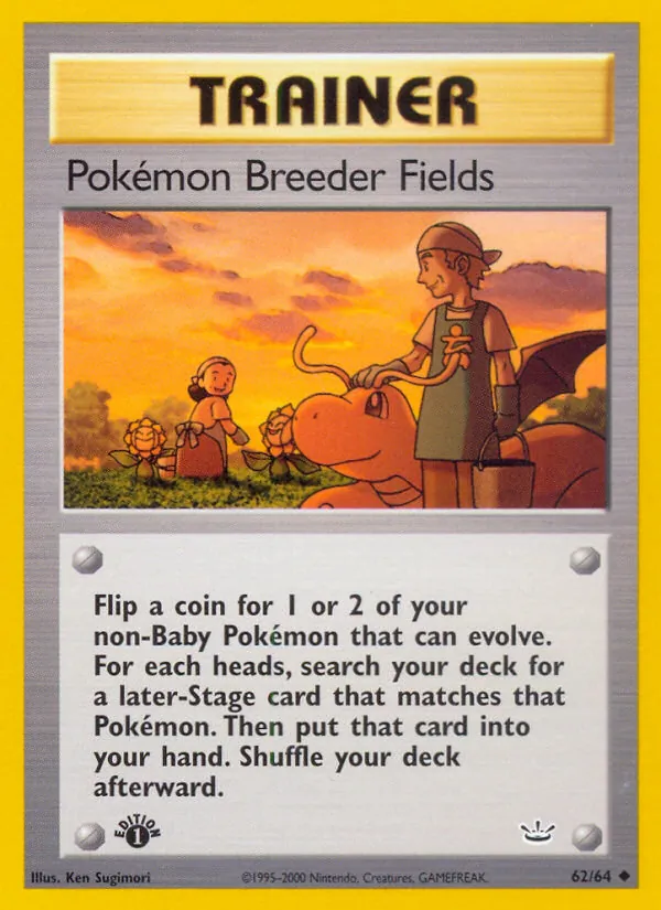 Pokémon-Aufzuchtsfelder (Neo Revelation 062)