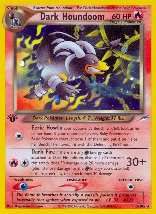 Dunkles Hundemon (Neo Destiny 007)