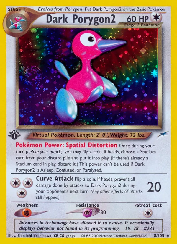Dunkles Porygon2 (Neo Destiny 008)