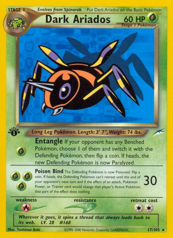 Dunkles Ariados (Neo Destiny 017)