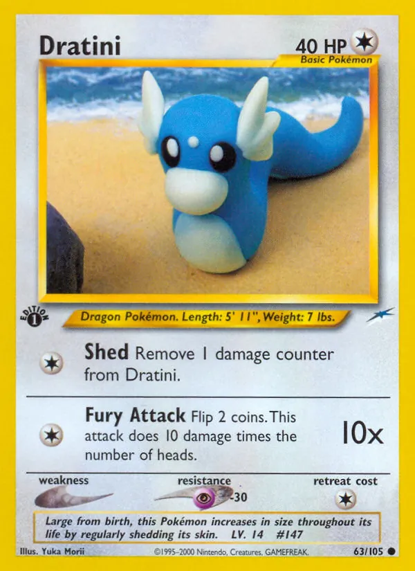 Dratini (Neo Destiny 063)