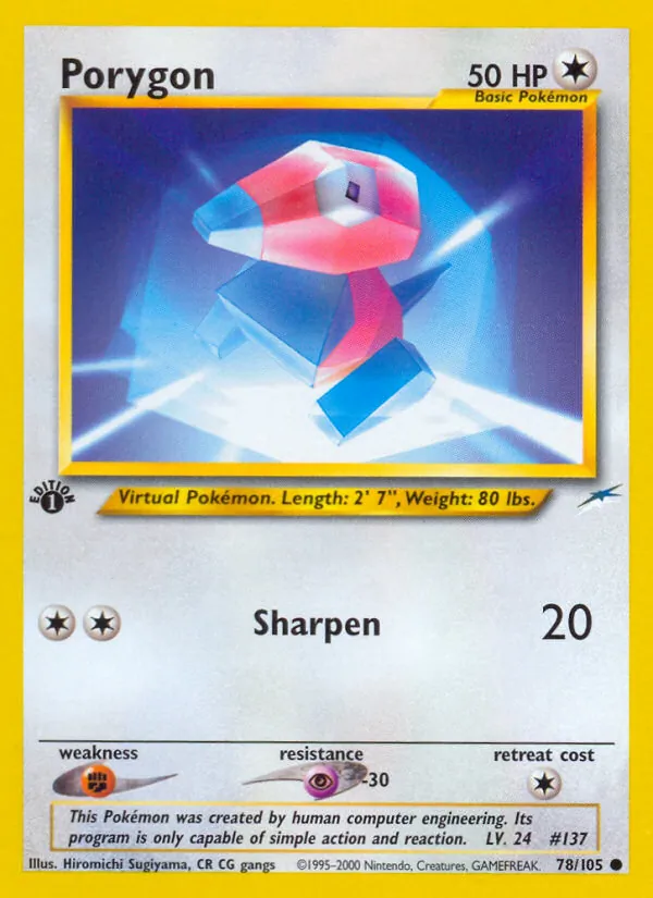 Porygon (Neo Destiny 078)
