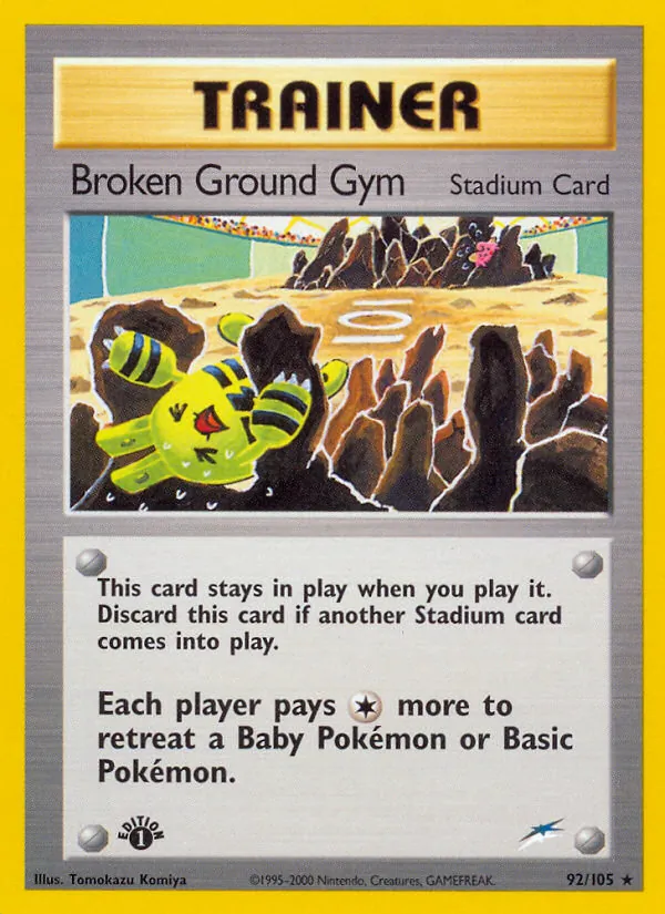 Broken Ground Gym* (Neo Destiny 092)