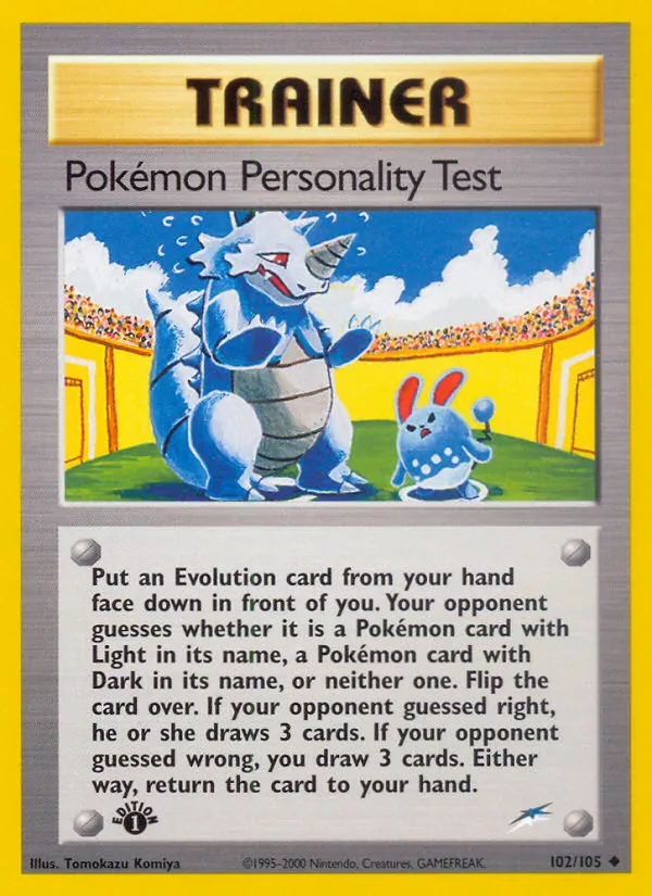 Pokémon-Persönlichkeitstest (Neo Destiny 102)