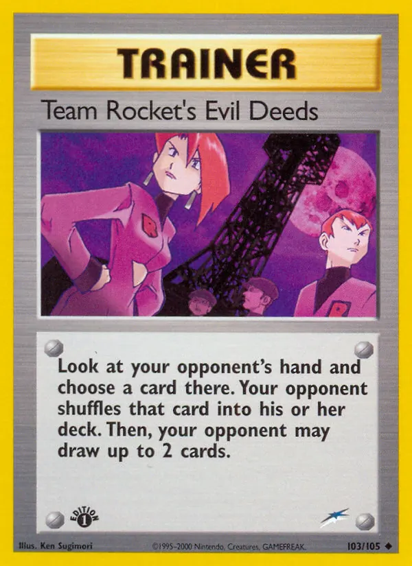 Die Übeltaten des Team Rocket (Neo Destiny 103)