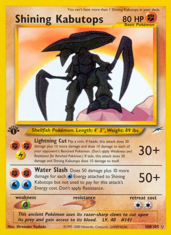 Schimmerndes Kabutops (Neo Destiny 108)