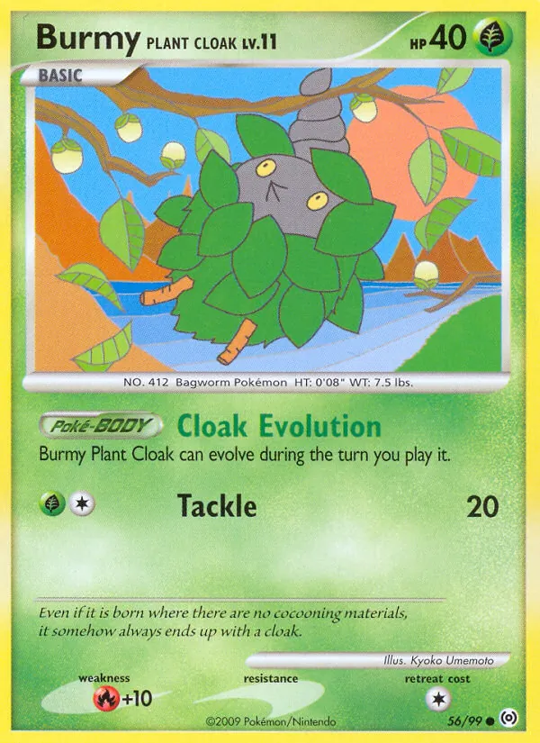 Burmy Pflanzenumhang (Arceus 056)