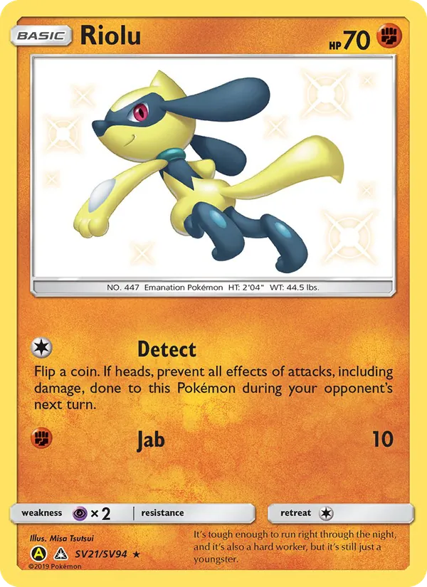 Riolu (Verborgenes Schicksal Glitzer-Tresor SV21)