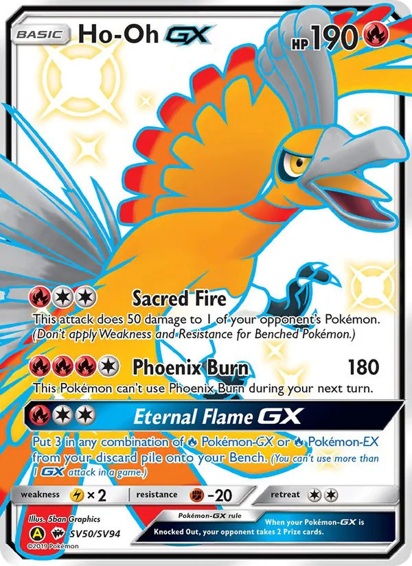 Ho-Oh-GX (Verborgenes Schicksal Glitzer-Tresor SV50)