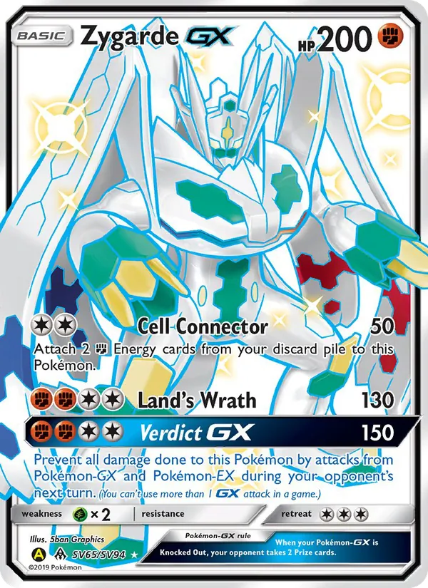 Zygarde-GX (Verborgenes Schicksal Glitzer-Tresor SV65)