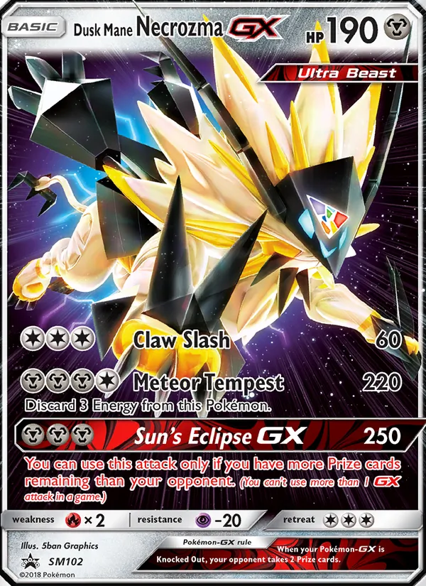 Abendmähne-Necrozma GX (SM Promokarten SM102)