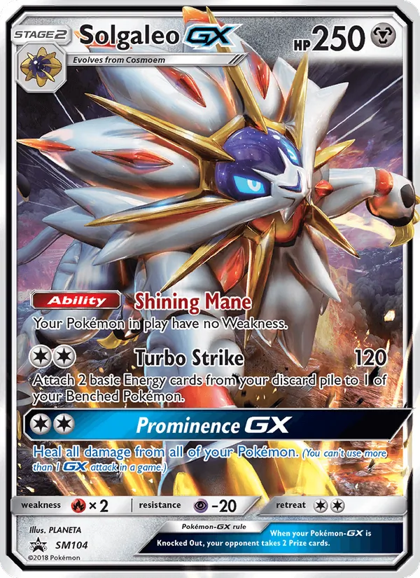 Solgaleo GX (SM Promokarten SM104)