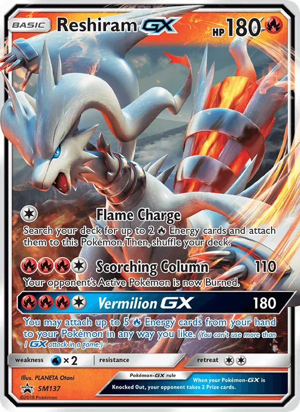 Reshiram GX (SM Promokarten SM137)