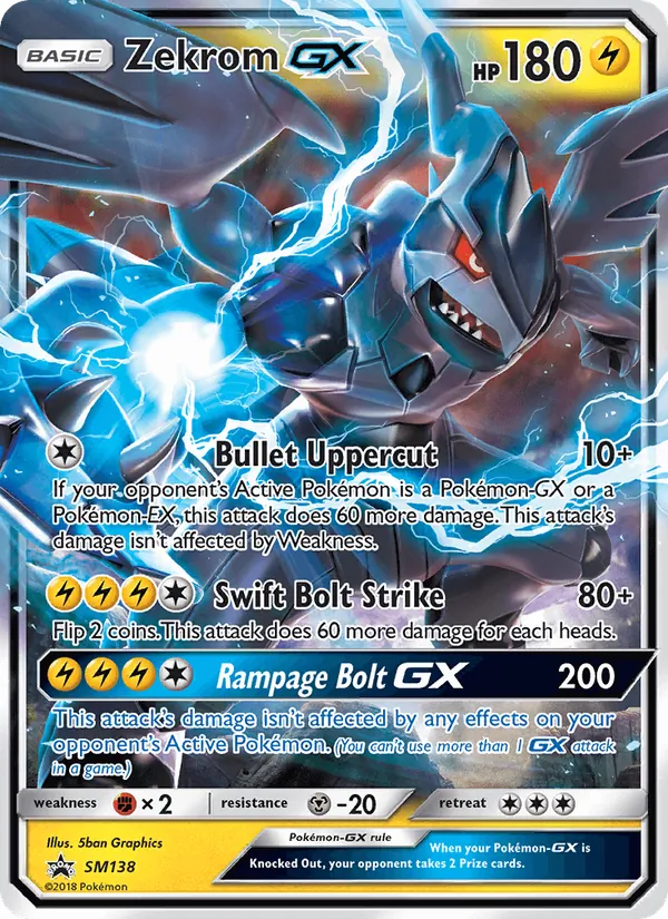 Zekrom GX (SM Promokarten SM138)