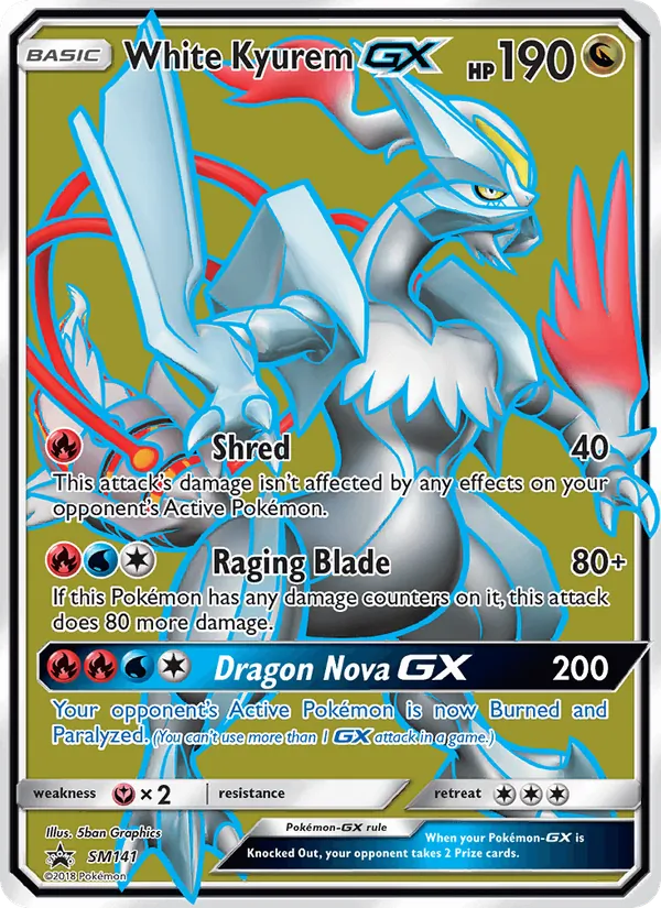 Weißes Kyurem GX (SM Promokarten SM141)