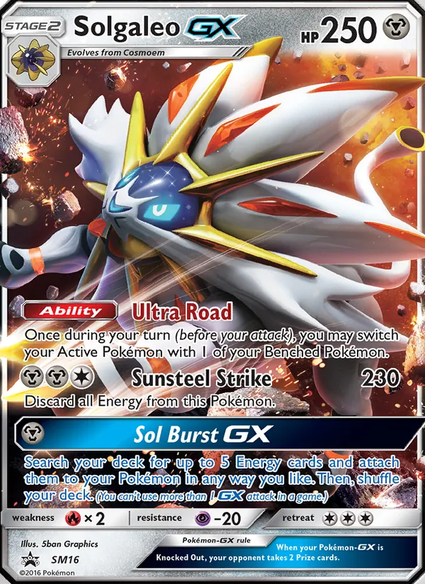 Solgaleo GX (SM Promokarten SM16)