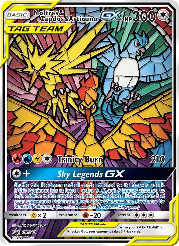 Lavados & Zapdos & Arktos GX (SM Promokarten SM210)
