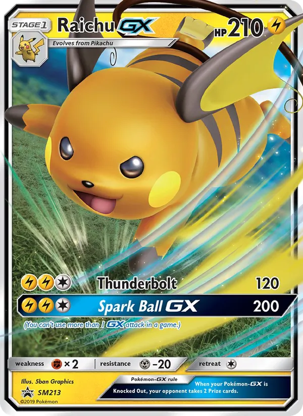 Raichu GX (SM Promokarten SM213)