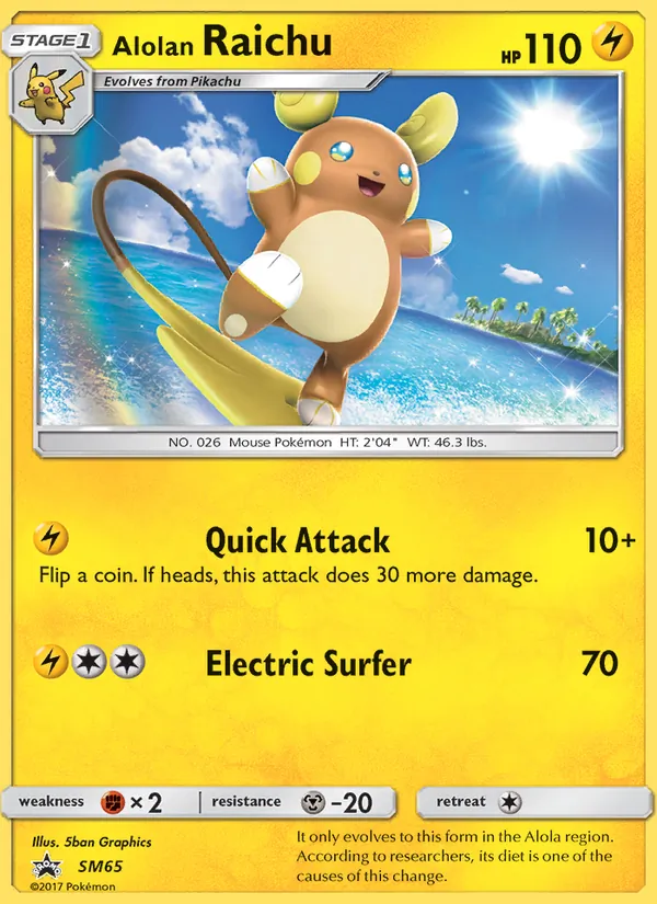 Alola-Raichu (SM Promokarten SM65)