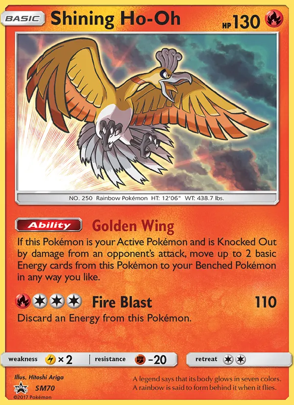 Schimmerndes Ho-Oh (SM Promokarten SM70)