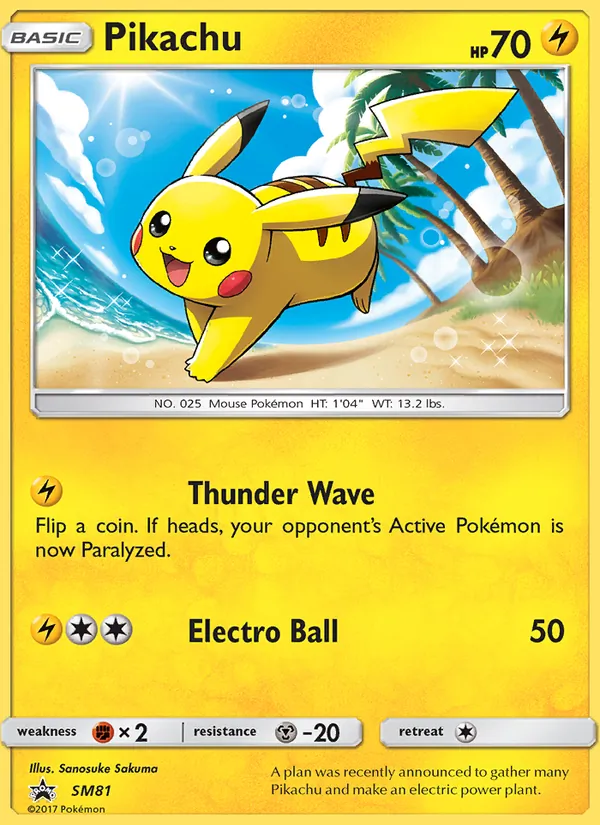 Pikachu (SM Promokarten SM81)