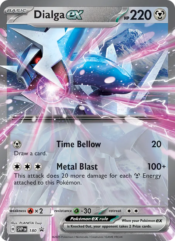 Dialga-ex (SVP Black Star Promos 180)