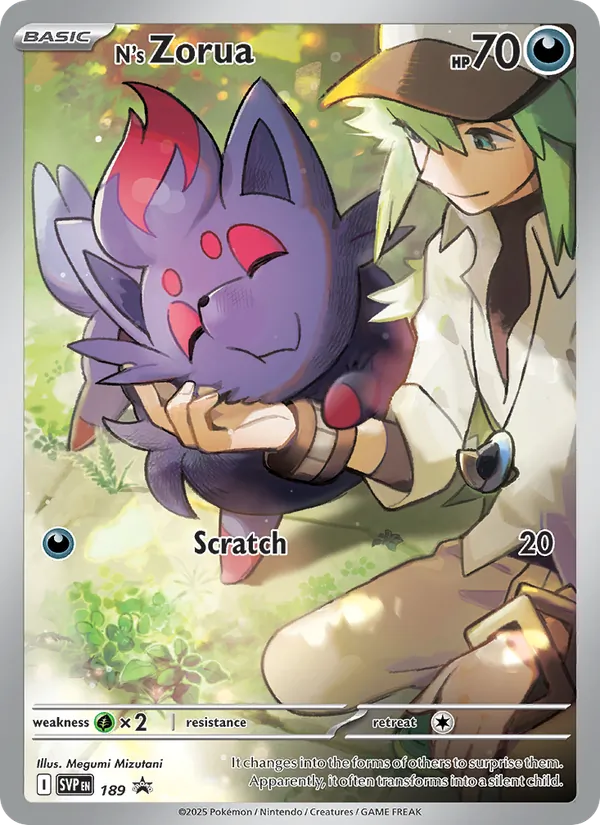 Ns Zorua (SVP Black Star Promos 189)