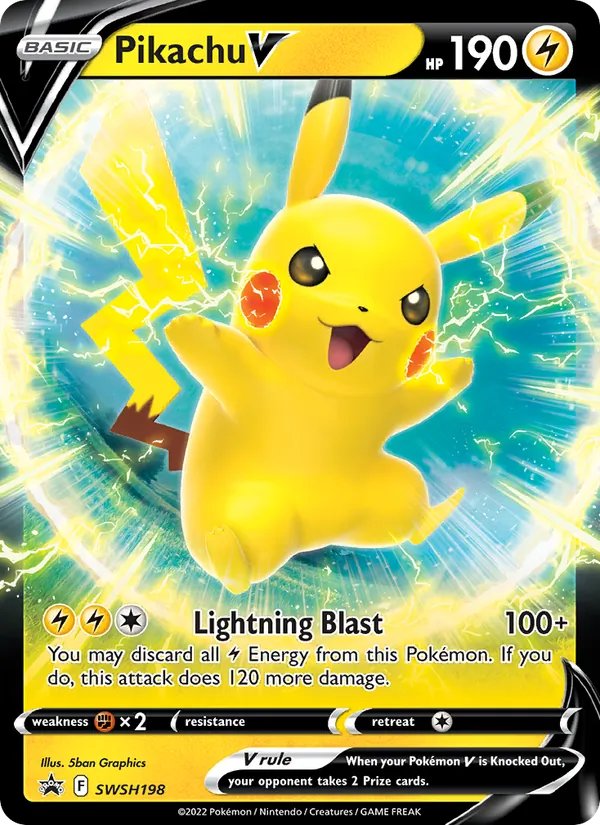 Pikachu V (SCSC Promokarten SWSH198)