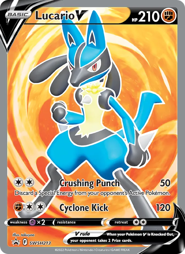 Lucario V (SCSC Promokarten SWSH213)