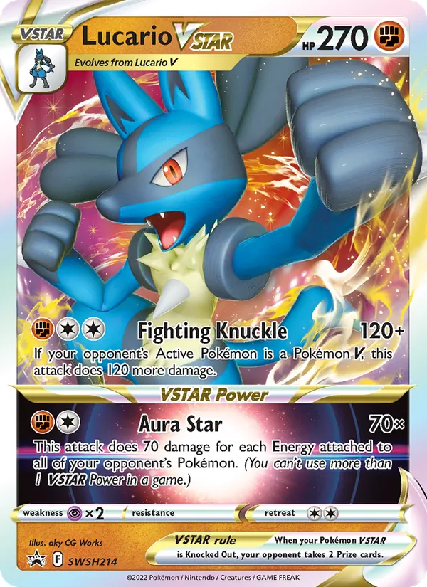 Lucario VSTAR (SCSC Promokarten SWSH214)